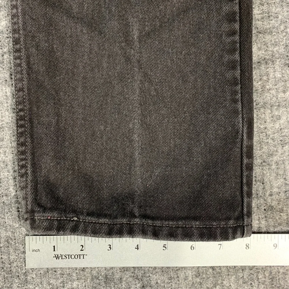 VTG Levis 505 Jeans Mens 34 Fits 32x32 Black Regular Straight Leg Fit Denim Y2K
